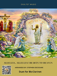 Alleluia, Alleluia! Hearts To Heaven (Duet for Bb-Clarinet) E Print cover Thumbnail